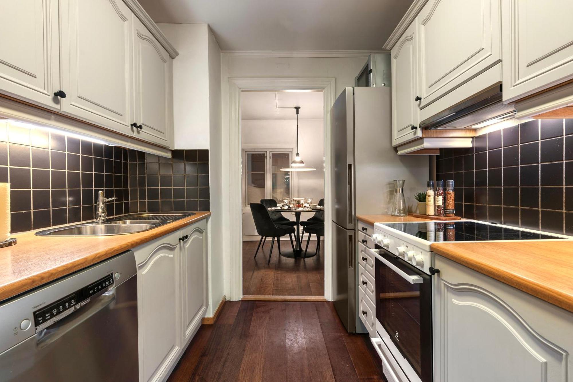 Elegant Apartment Center Of ทรอมโซ ภายนอก รูปภาพ