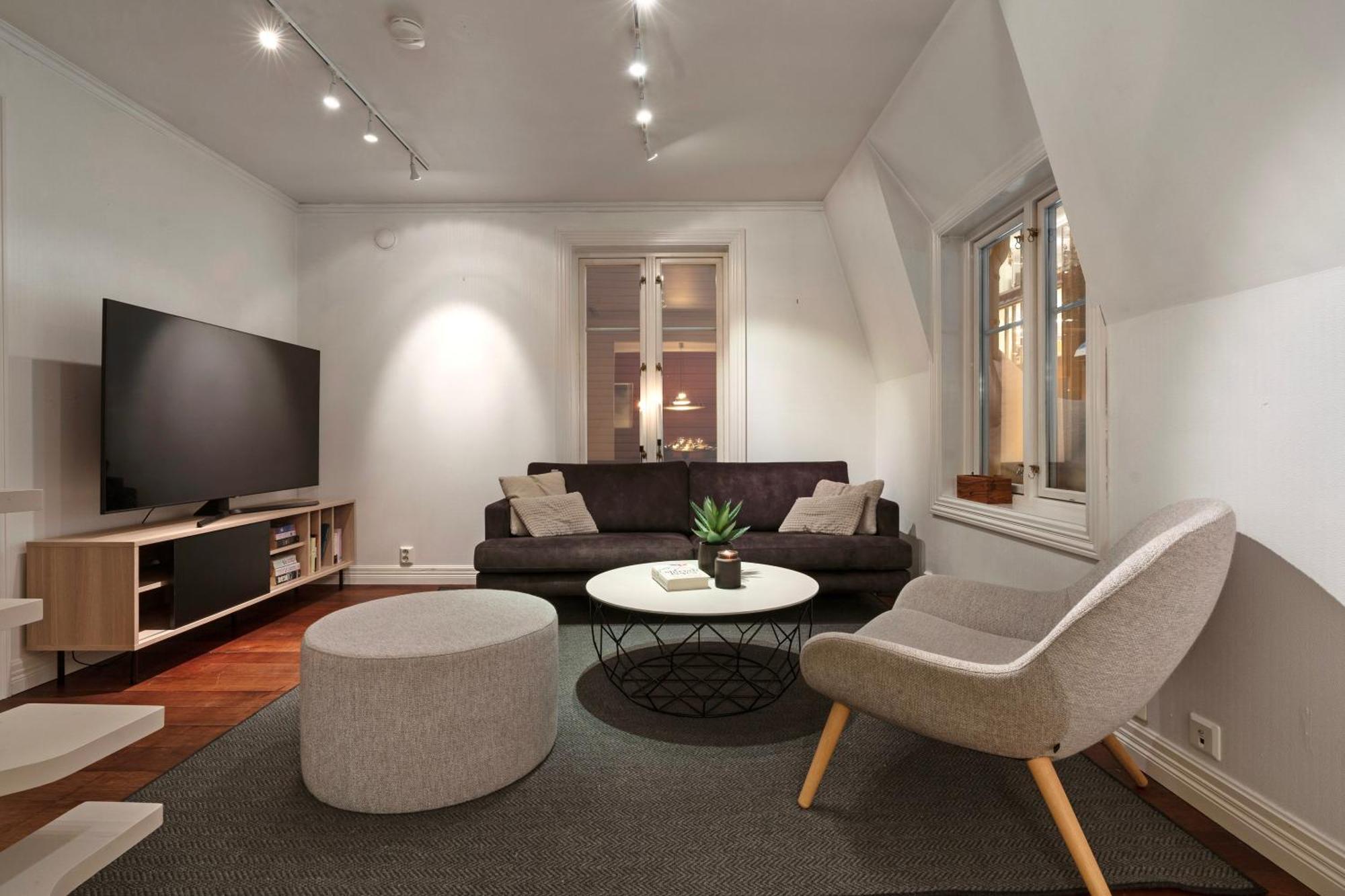 Elegant Apartment Center Of ทรอมโซ ภายนอก รูปภาพ